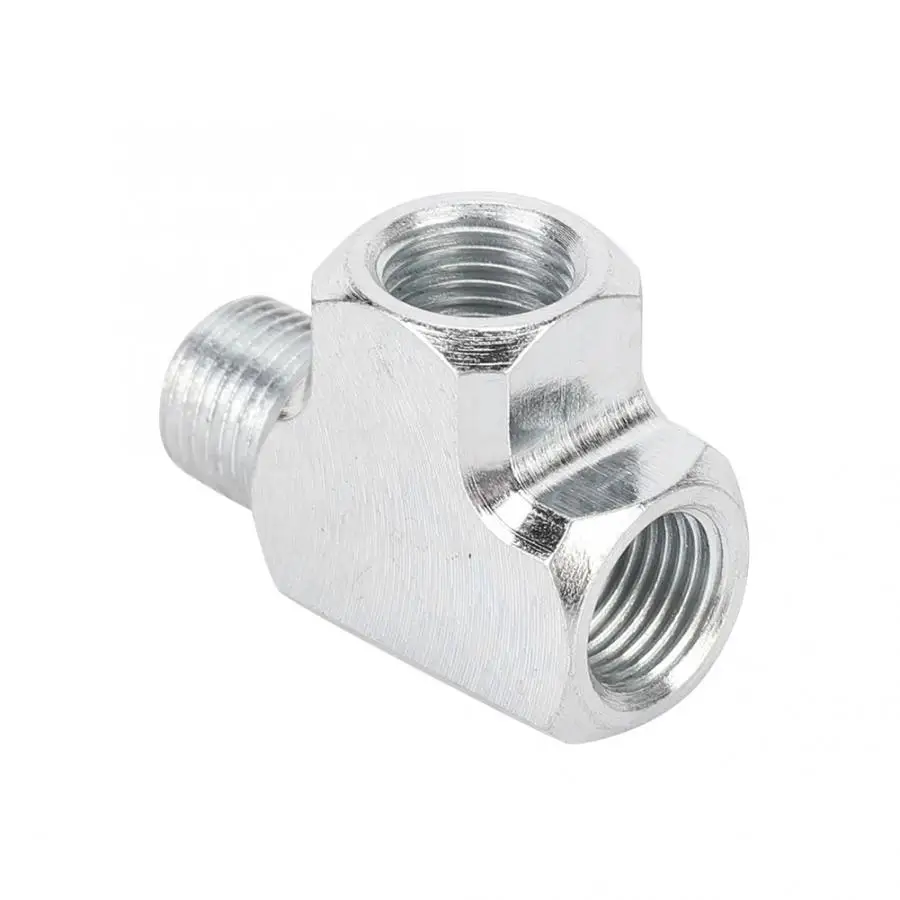 Манометр и адаптер для масляного водного датчика Т образный фитинг труб 1/8