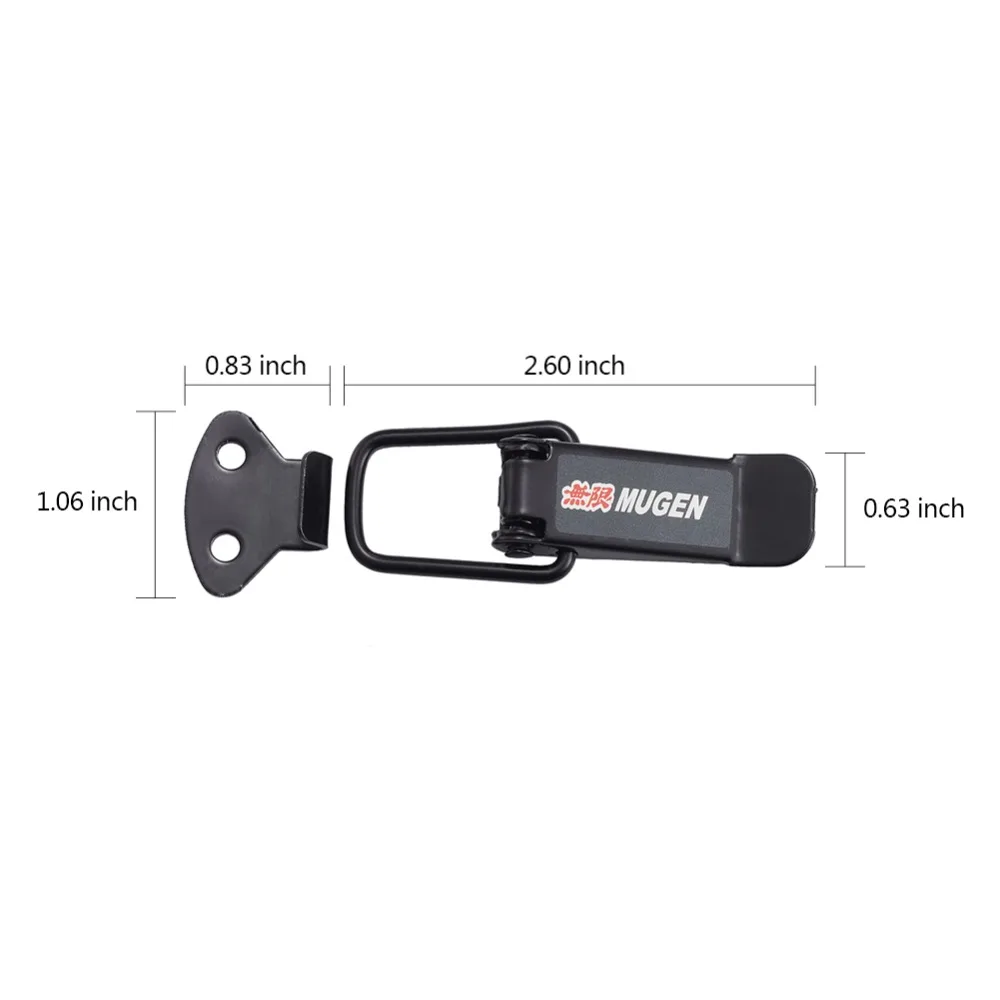 2 шт. безопасности крюк замок клип комплект автомобиля быстрый выпуск бампера застежки-пряжки багажник переднее заднее крыло бампер люка Пряжка Застежка