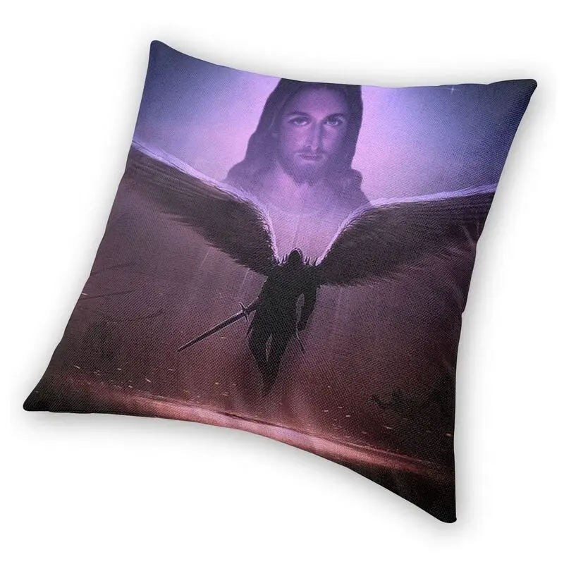 Чехол с изображением Иисуса Христа в христианском стиле двусторонняя накидка на