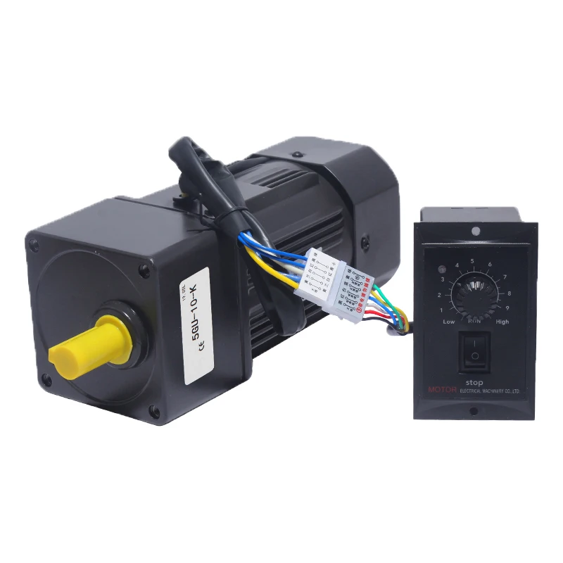 

New 5RK120GU-CF AC Gear Motor Reduction Ratio 1:10 135rpm 120W 220V Speed Control Motor/Reversible Motor +Governor Controller