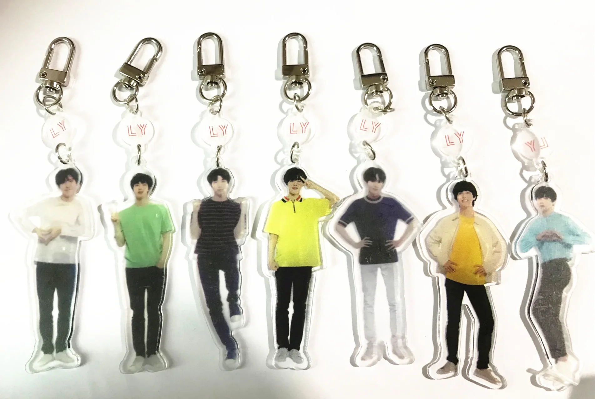 Bangtan мальчики акриловый прозрачный Стенд фигурка модель с изображением чимина и шуги JIN JUNG KOOK брелок любовь себя LXX80