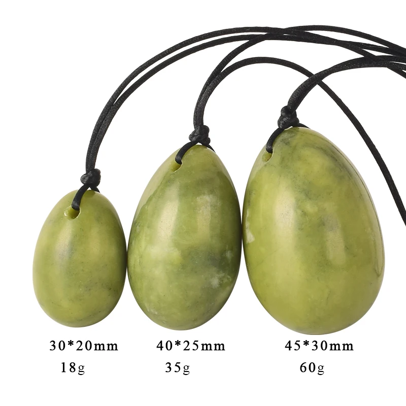 Самый дешевый натуральный нефритовый яичный Хрустальный массажер кегеля для