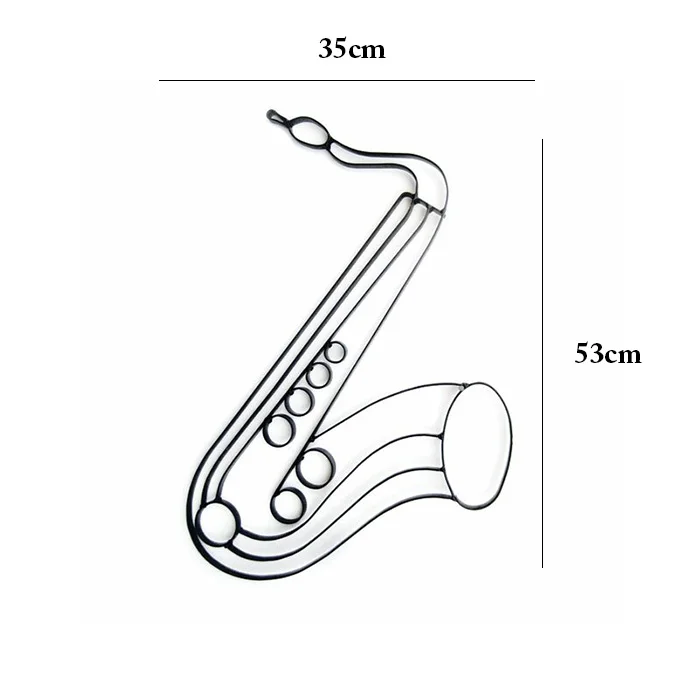 

Saxophone Metal Wall Table