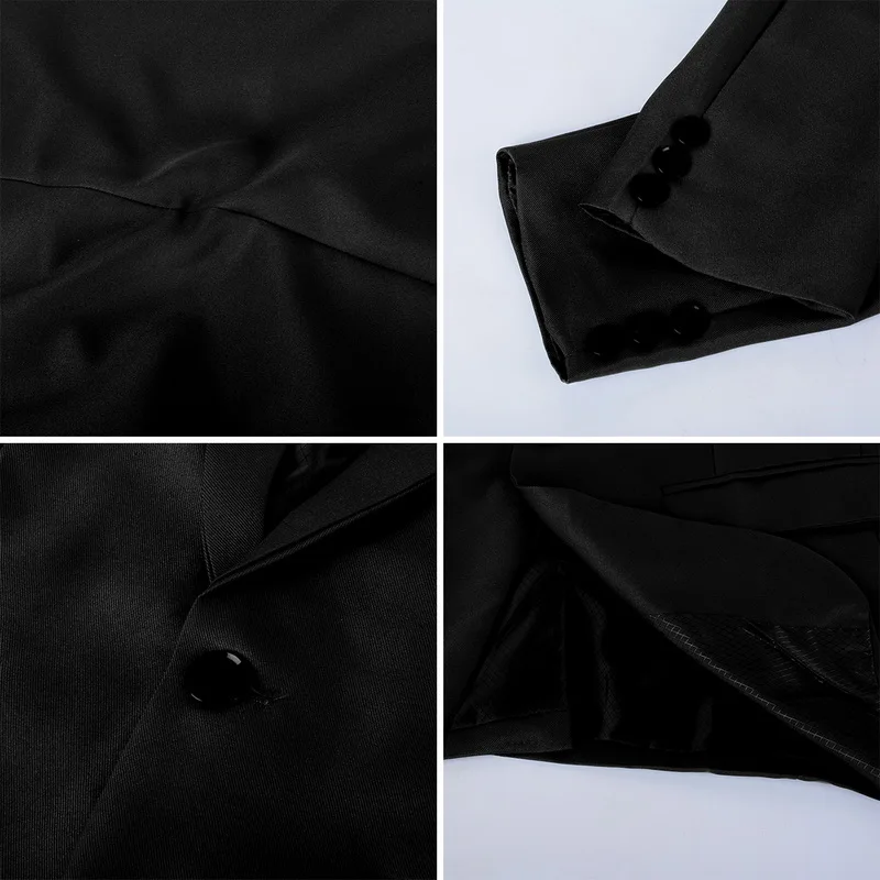 

Men Slim Fit Office Blazer Jacket Fashion Solid Mens Suit Jacket Wedding Dress Coat Casual Business Male Suit Coat2020