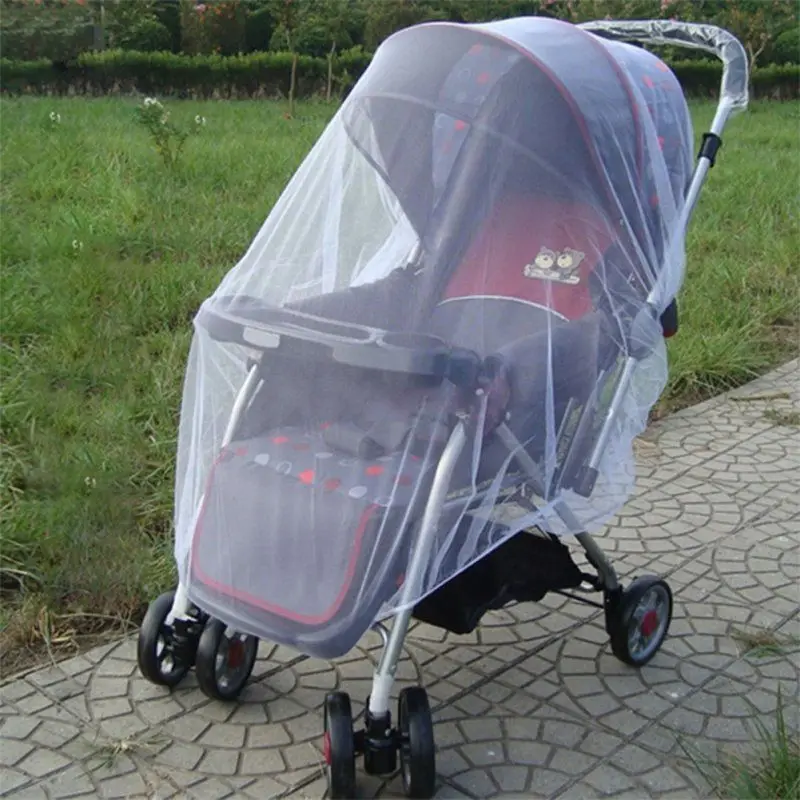 2019 Newest Hot Newborn Toddler Infant Baby Stroller Crip Netting Pushchair Mosquito Insect Net Safe Mesh Buggy White |