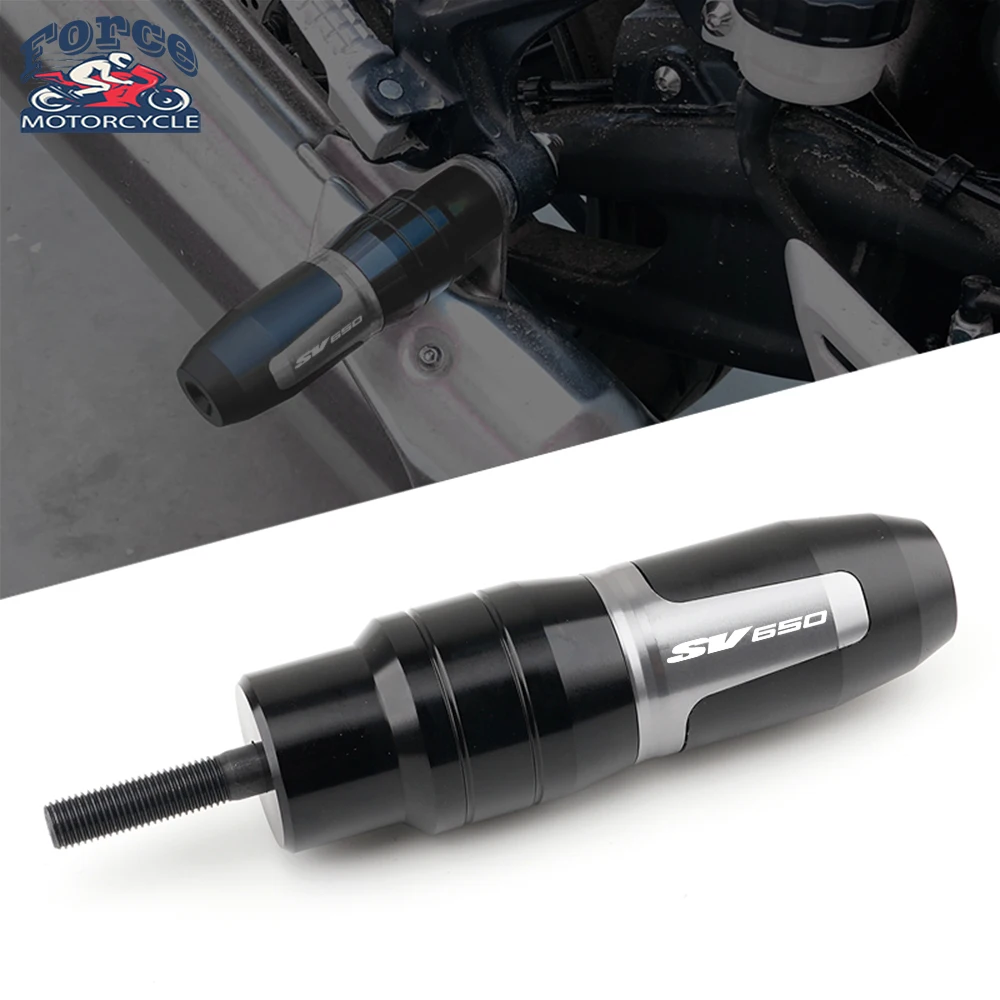 

Motorcycle CNC Accessoires Falling protection Exhaust Slider Crash pad slider For SV650 S SV 650 SV 650X SV 650/X 1999-2020