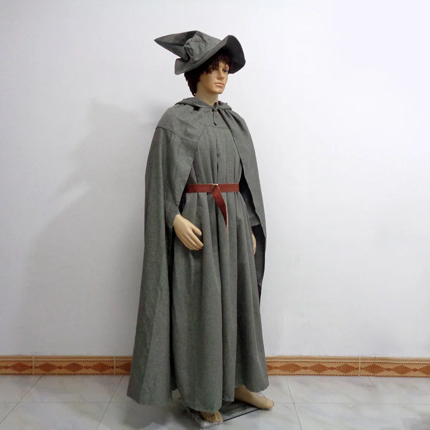 Халат Гэндальфа для взрослых Рождественская вечеринка униформа на Хэллоуин