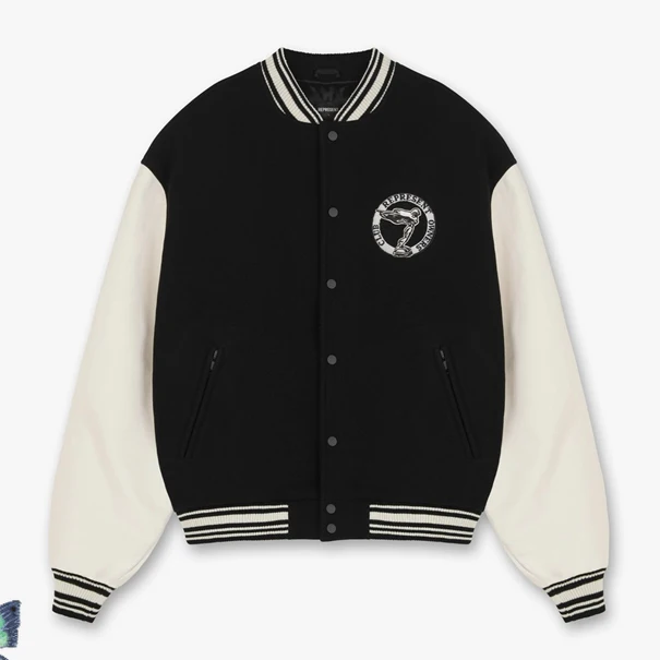 

Бомбер с вышивкой в стиле пэчворк для мужчин и женщин, бейсбольная куртка