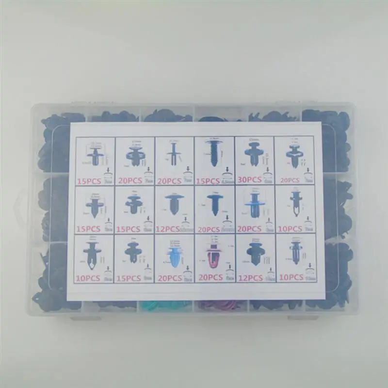 299 шт. нажимные булавки с заклепками крепеж для бампера чехол двигателя и защита