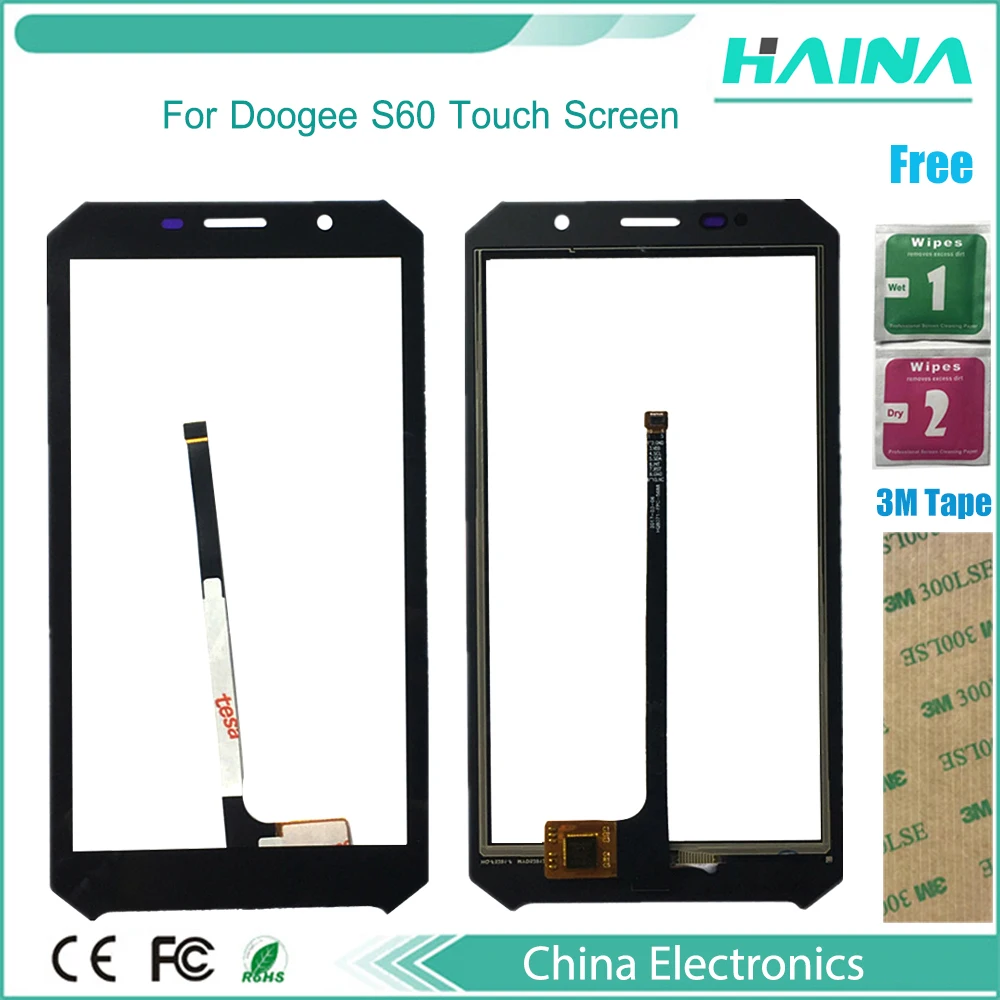 Лента для телефона черный цвет сенсорный экран панель Объектив Для Doogee S60