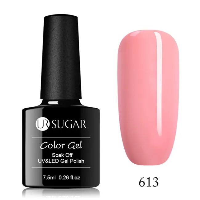 613 Ur Sugar серии био-Гели Soak Off УФ гель-Лаки от Цвет пальто УФ& светодиодный Маникюр нейл-арта украшения аксессуар Гель-лак - Цвет: 613