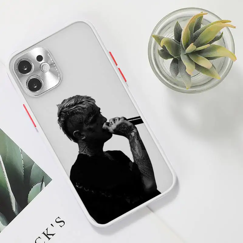 

lil peep Phone Case Clear matte transparent For white iPhone 7 8 x xs xr 11 12 pro plus max mini Funda