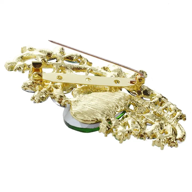 Броши для женщин Кристалл Большая Брошь Стразы свадебные аксессуары букеты