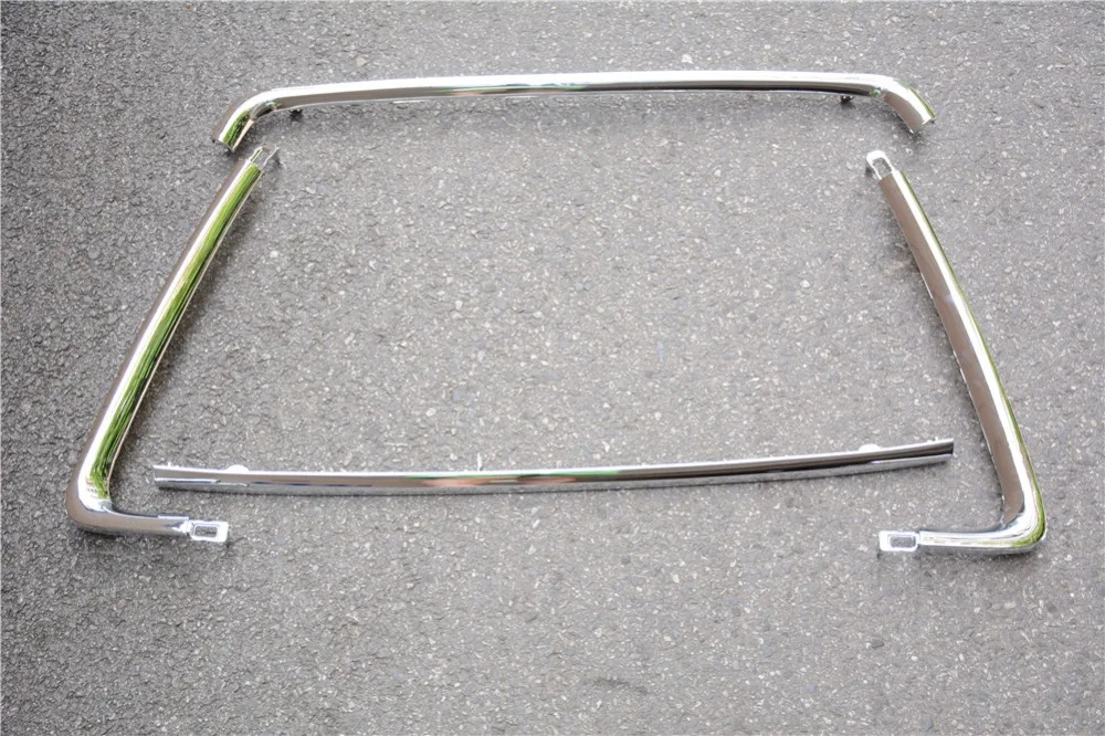 1 комплект/4 шт. хромированная решетка бампера гриль литье под давлением Накладка