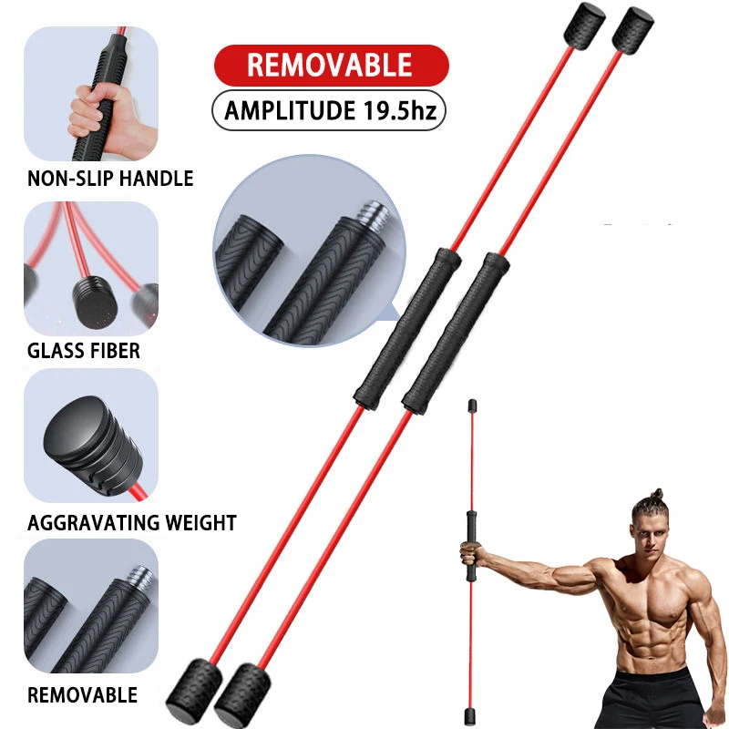 Feilishi Rod Multi-Function Training Stick Phyllis Fitness Elastic Rod Yoga Exercise Elastic Stick Gym Accessories for Home