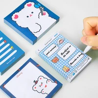 80 sheetsbook sticky notes creative cute bear book student message n times posted little girl cartoon stationery memo pad