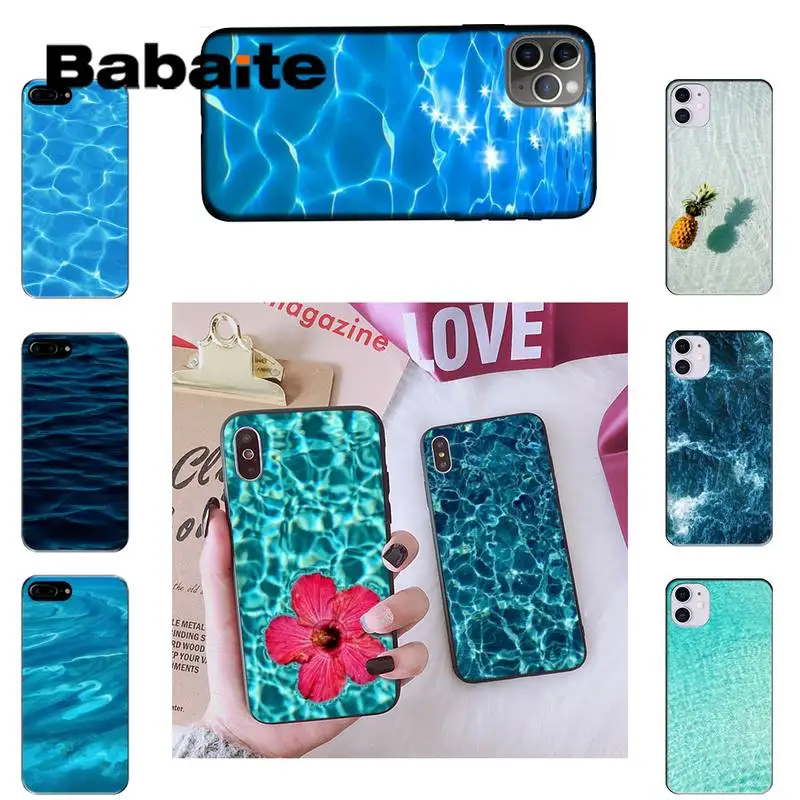 

Babaite Swimming Pool Water surface Phone Case For iPhone 8 7 6 6S Plus X XS MAX 5 5S SE XR 11 11pro promax 12 12Pro Promax