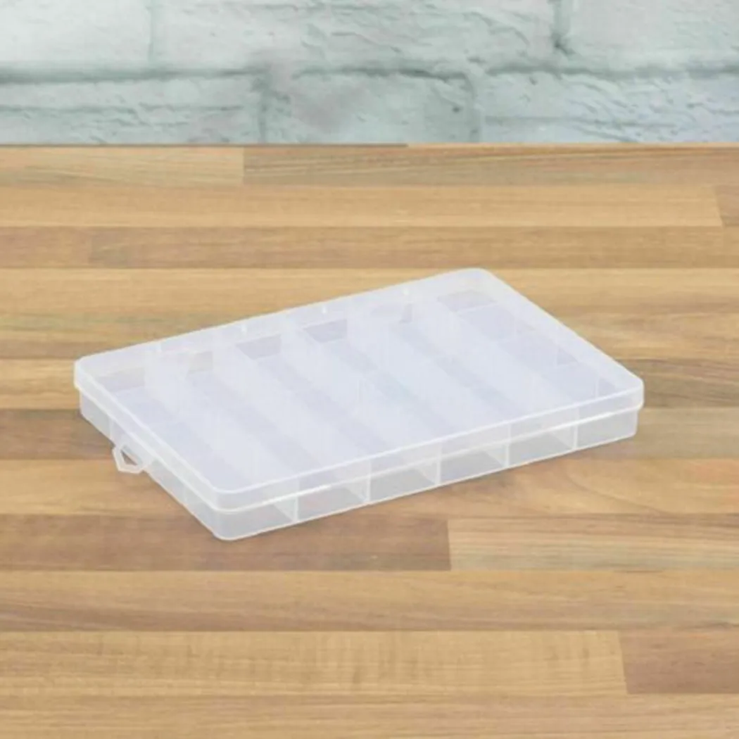 

1PCS 28 Grid Plastic Storage Box Case Adjustable Container For Beads Earring Box Jewelry Organizer Screw Storage Holder Box