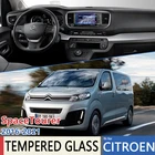 Автомобильная навигация для Citroen SpaceTourer MK3 2017  2021, 7 дюймов, автомобильная плёнка для GPS, сенсорный Полноэкранный протектор, аксессуары из закаленного стекла