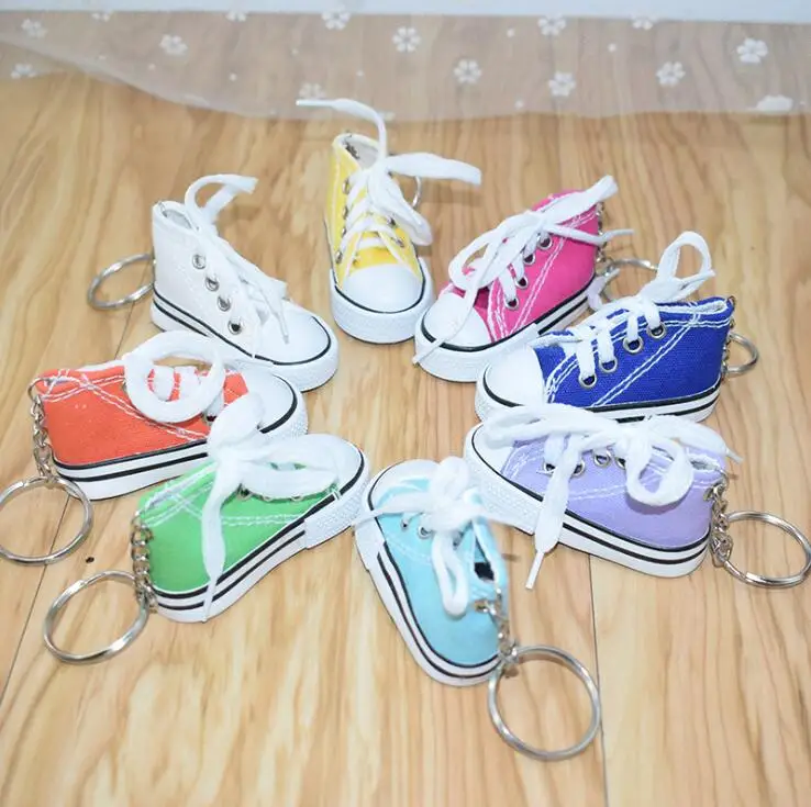 Новинка спортивные брелок в форме обуви мини 3d кроссовки из плотной ткани Обувь