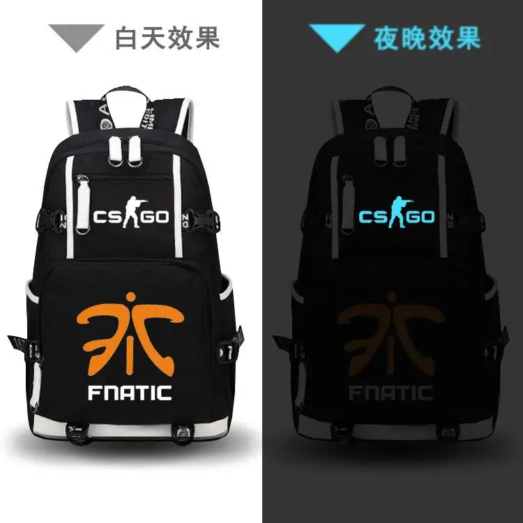 Команда Fnatic Virtus. pro DOTA 2 рюкзак CS CSGO NAVI для подростков многофункциональная USB