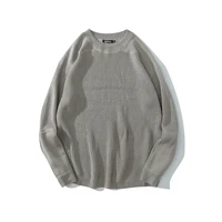 round neck sweater oversize mens harajuku hip hop baggy clothing pullover streetwear loose casual sweaters
