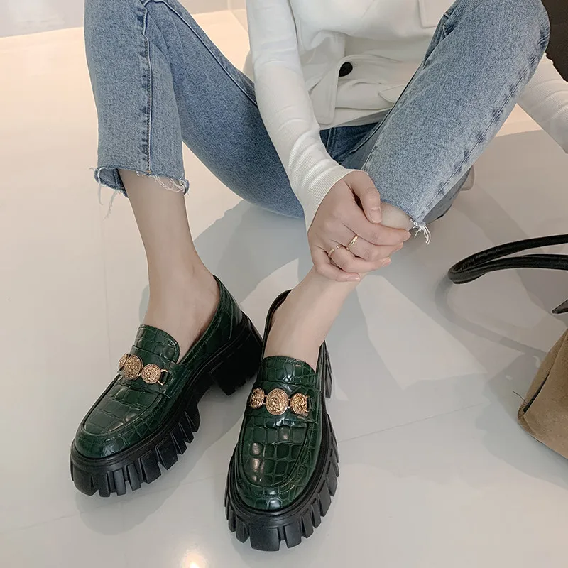 

FEDONAS Vintage Shoes Woman Heels Japanese Style Lolita Shoes For Women Genuine Leater 2021 Spring Working Basic Women Shoes