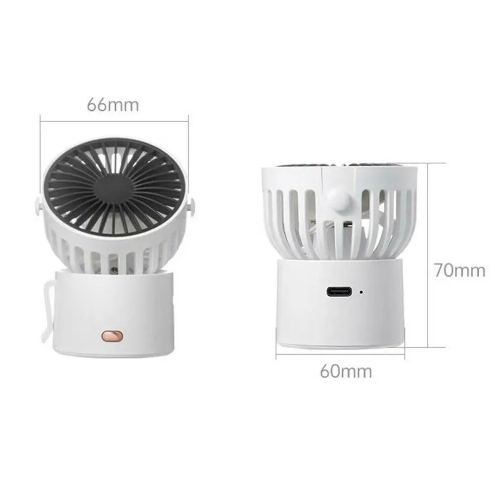 

Mini Fan Portable Hanging Neck Fan Usb Rechargeable Clip USB Outdoor Cooler Fan Fan Desktop Battery Small Handheld Charging