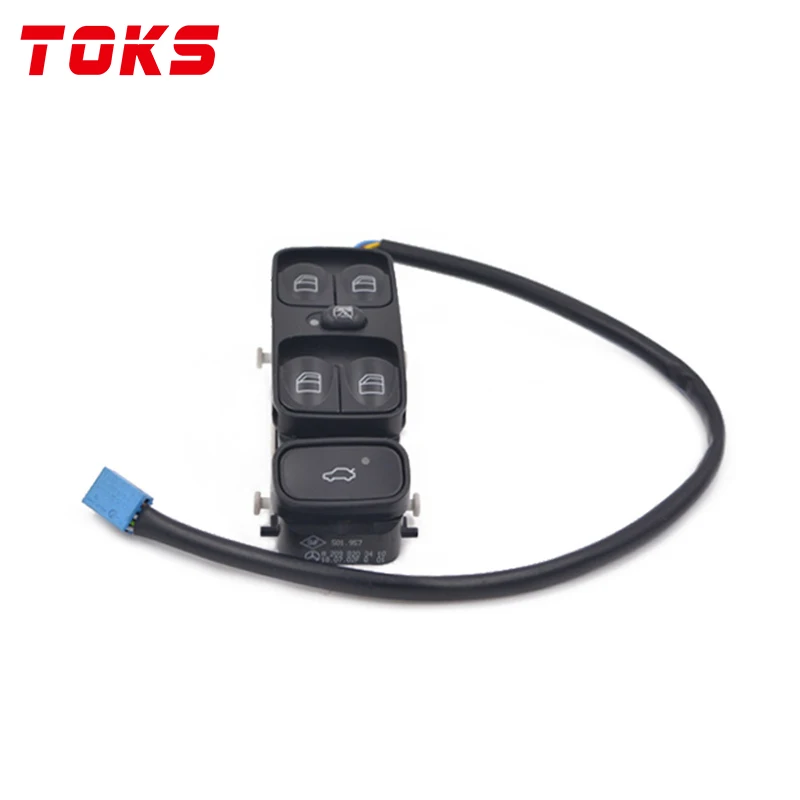 

Front Driver Side Electric Power Window Master Switch For Mercedes SL500 C CLASS W203 C180 C200 C220 A2038210679 2038210679