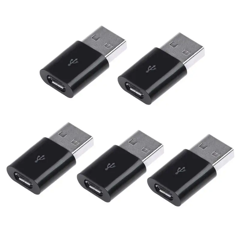 USB 2,0 A Тип мужчина к Micro USB 2,0 B Тип 5 Pin Женский адаптер конвертер Разъем для samsung xiaomi huawei телефон