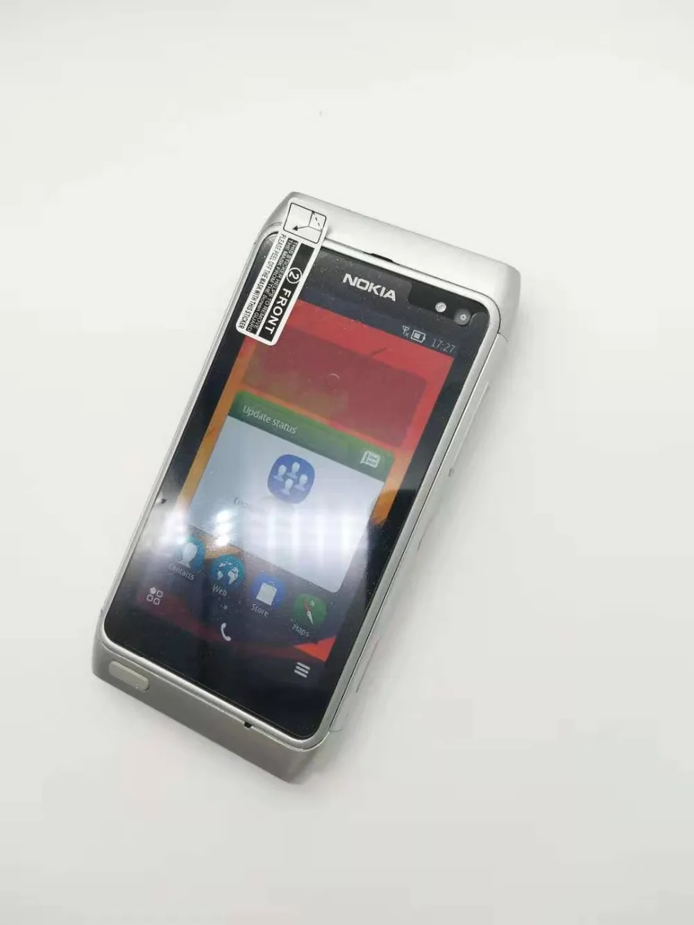 Nokia N8 мобильный телефон 3g wifi gps 12MP сенсорный экран 3," разблокированный мобильный телефон 16 Гб внутренний отремонтированный