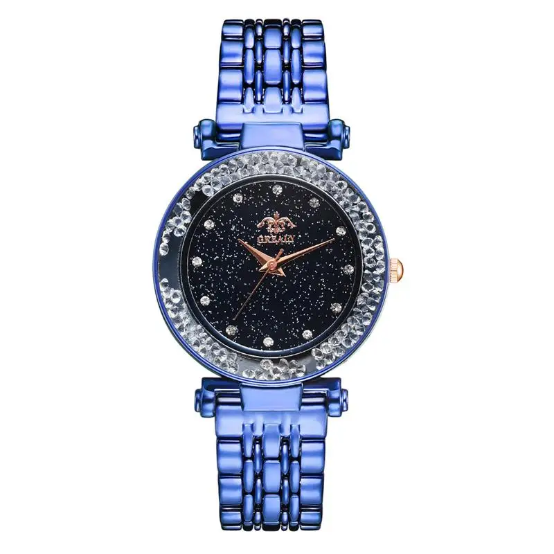 

Reloj Mujer Brown Watch for Woman Fashion Rhinestone Women Quartz Luxury Wristwatch Ladies Watch Women Watch Relogio Feminino