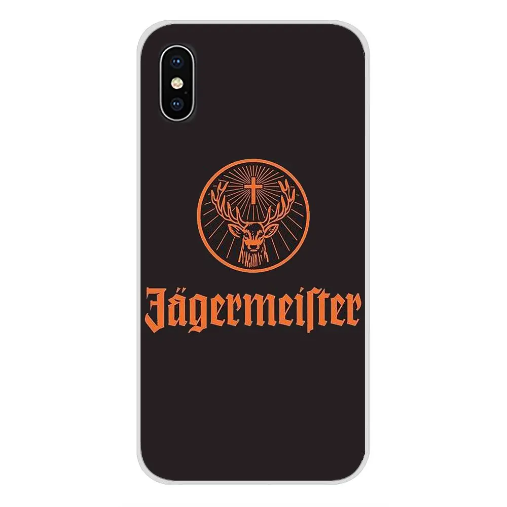 for apple iphone x xr xs 11pro max 4s 5s 5c se 6s 7 8 plus ipod touch 5 6 jagermeister logo accessories phone shell covers free global shipping