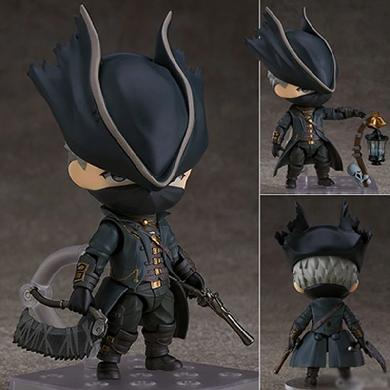 

Bloodborne Witcher Fallout Vault Boy Game Figures PVC 10cm hunter Geralt Kratos Bobble nendoroid Action Figure Model Toys Doll