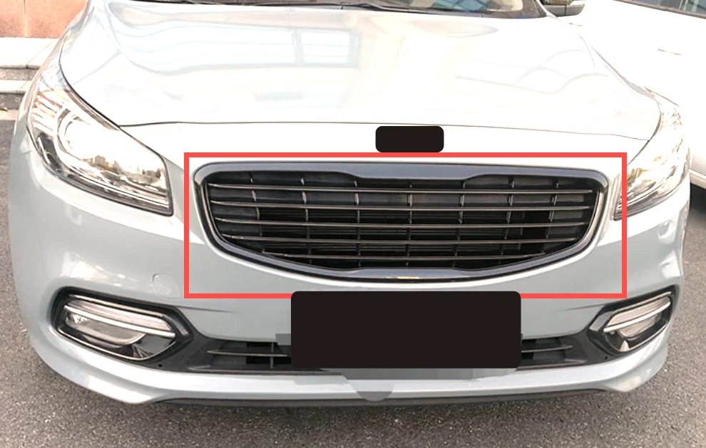 

FITS For Kia K4 Black Front Grille Around Trim Racing Grills Trim