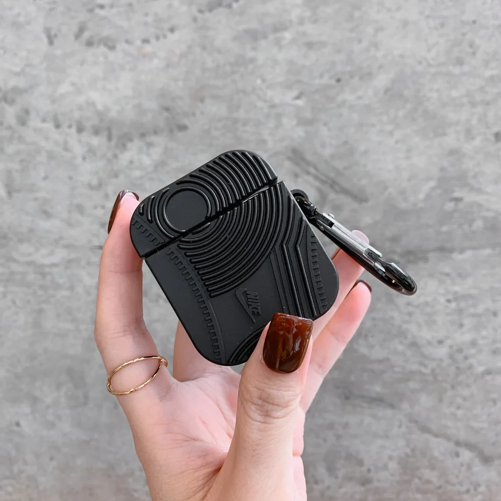 Модный 3D Мягкий силиконовый чехол с подошвой протектора для Airpods милый мультфильм тренд подарок для Apple Airpods2 Bluetooth наушники чехол