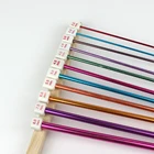 11 шт.компл. вязальный крючок швейные иглы в комплекте в разных расцветках, тунисский афганских Алюминий Вязание инструменты для игл комплект аксессуаров