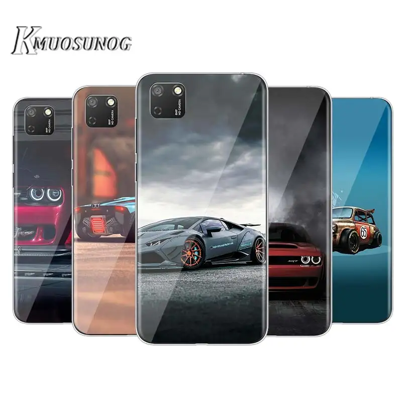 Роскошный крутой спортивный автомобиль для Huawei Honor 9S 9A 9C 30 20 10i 9X Lite 8X 10 9 8C 8A 7C 7A Pro
