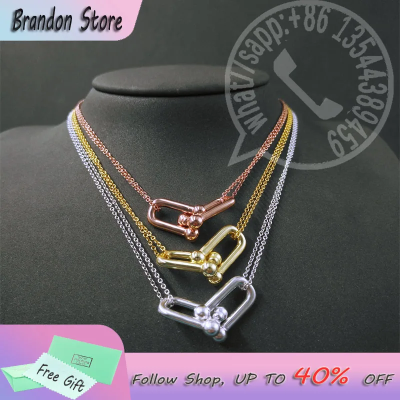 

Женское ожерелье из серебра 925 пробы, в форме буквы U