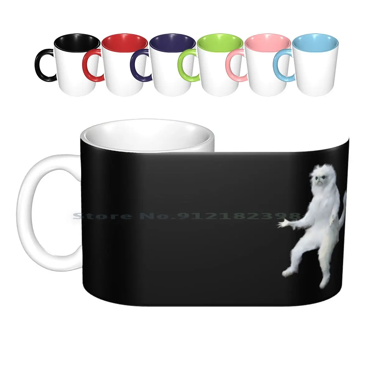 

Persian Cat Room Guardian Meme Ceramic Mugs Coffee Cups Milk Tea Mug Persian Cat Meme Cat Meme Persian Cat Room Guardian Room