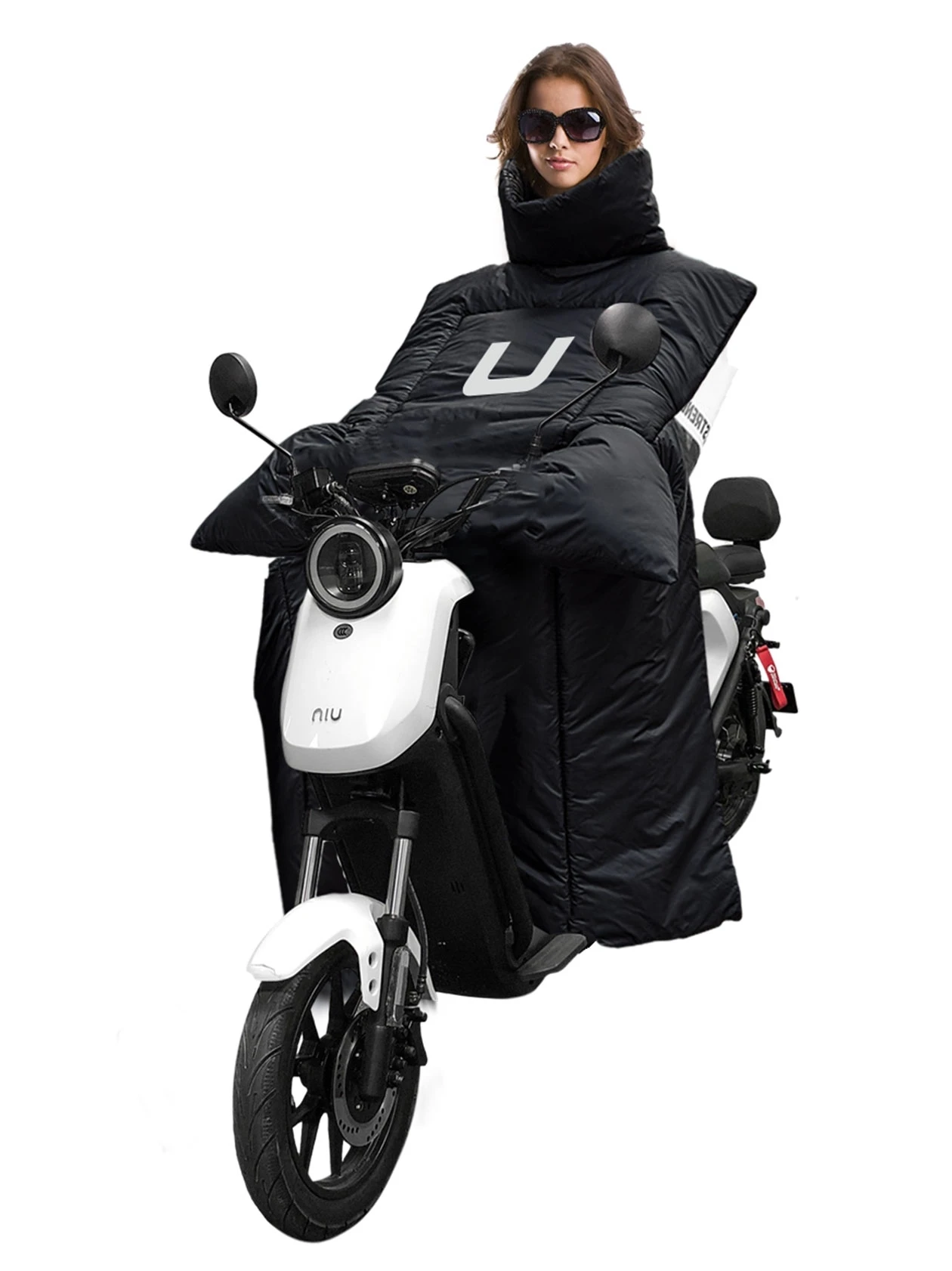 

Electric Scooter Ebike Reflective Wind Coat Windproof Keep Warm Winter Windshield For Niu N1 N1s M U Series