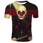 2021 из фильма ужасов Это Клоун футболка для мужчиндля женщин в стиле хип-хоп Уличная крутая футболка с рисунком 