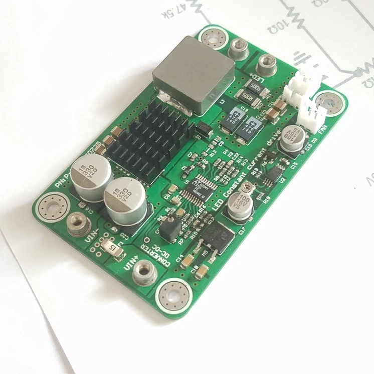Флуоресцентный источник питания с постоянным током и привосветодиодный