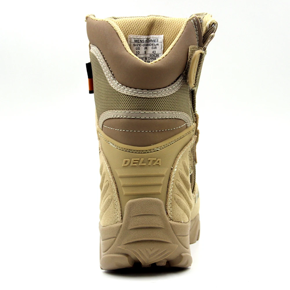 Уличные походные тактические ботинки кожаные высокие военные для скалолазания