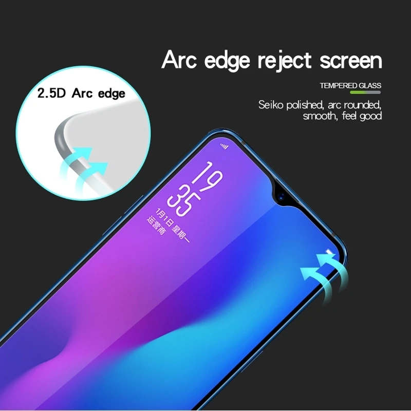 Закаленное стекло 2 в 1 для OPPO Realme 6i 6 Pro полноэкранная Защитная пленка камеры realme6