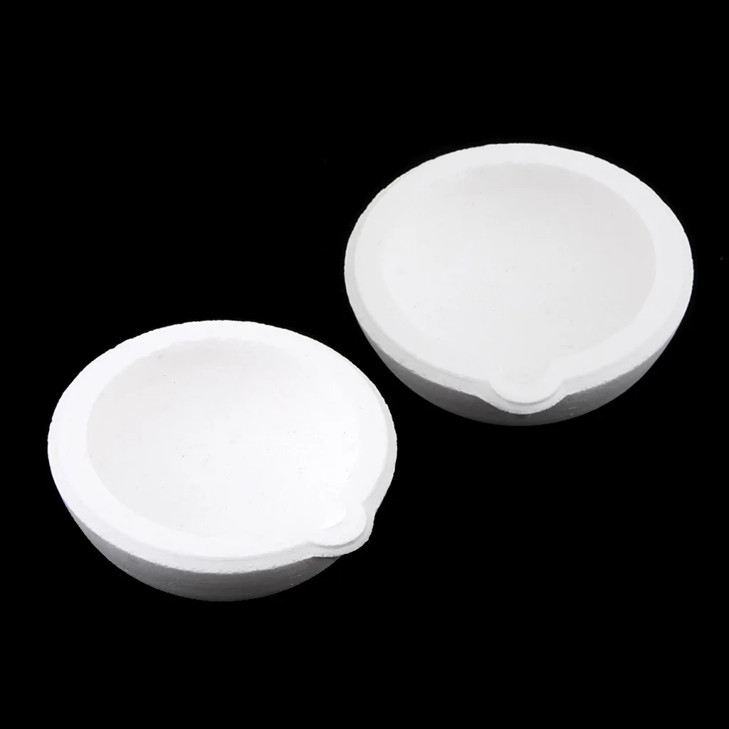 2X кварцевый плавильный горшок тигель устойчивость к коррозии литье F/золото