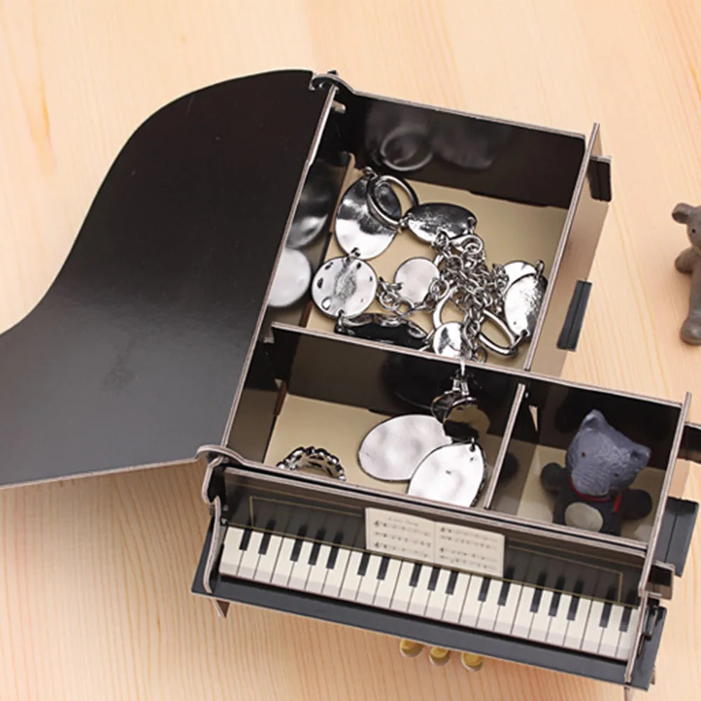 Мультфильм DIY Бумага многофункциональный Рабочий стол Коробка для хранения с выдвижным органайзером