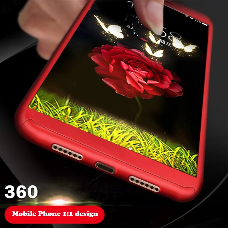 Чехол для Xiaomi Pocophone F1 mi 8 SE A1 A2 Lite Mi 5 360 Plus Note 2 3 Redmi Pro S2 Y2 6A полное покрытие на 5S