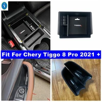 front car door central control container storage box phone tray accessory cover accessories fit for chery tiggo 8 pro 2021