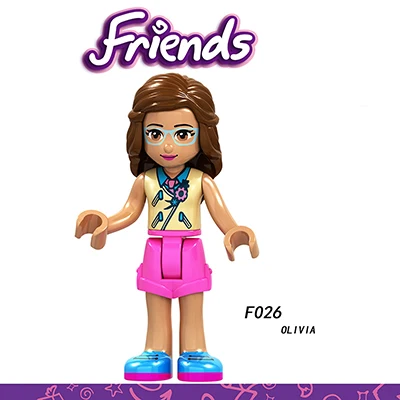 F4915 Сказочная принцесса город серия Золушка белый снег Кукла Эльза Playmobil Строительные блоки Друзья игрушки кирпичи для детей девочек - Цвет: F4915